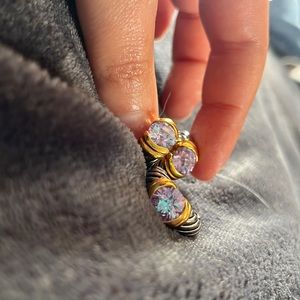 Matching Costume Earring and ring set